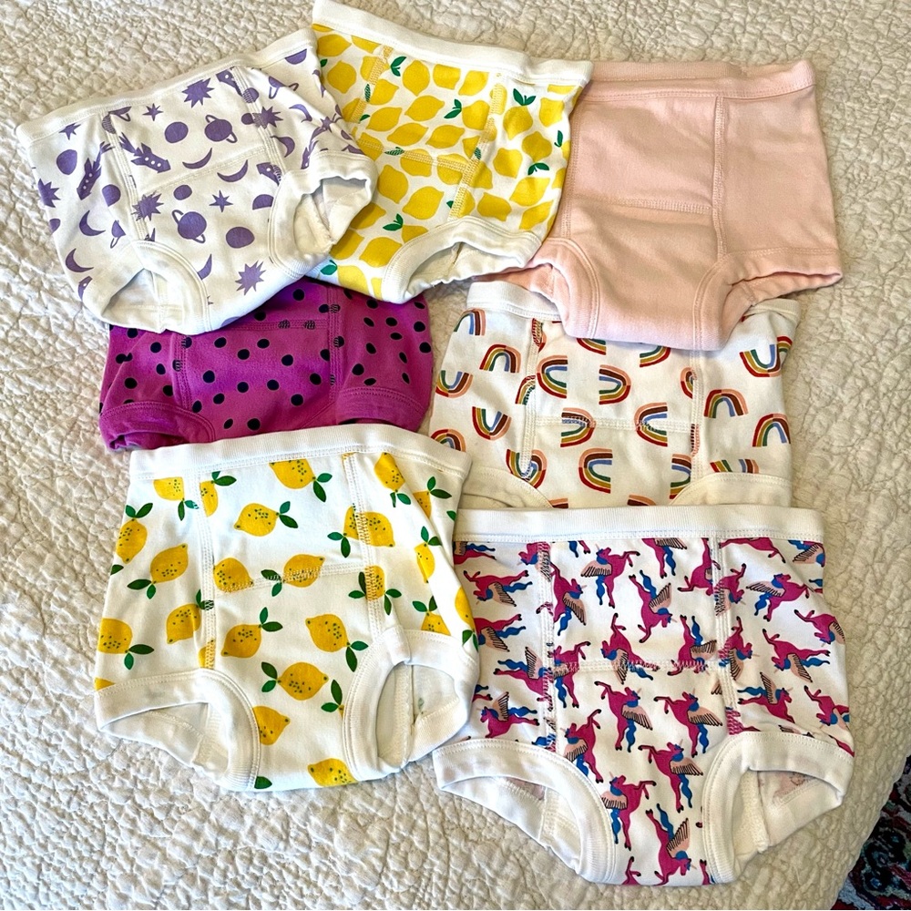 Bundle of 7 Hanna Andersson training underwear